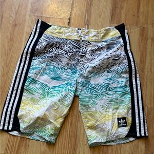 Men’s adidas swim board shorts.  Large